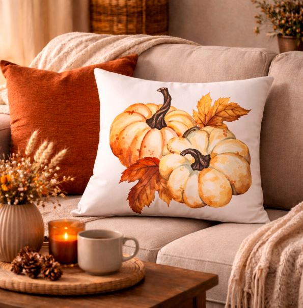 Herfst kussenhoes - 45x45 cm | Kussenhoezenwinkel