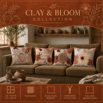 Clay & Bloom Collection | Kussenhoezenwinkel