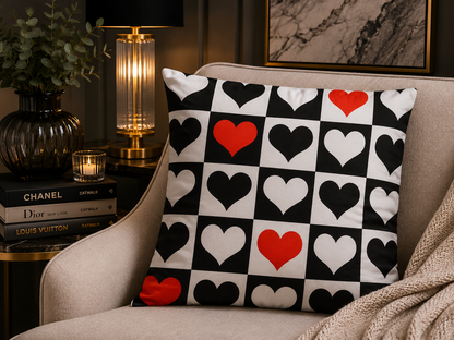 Metro Red Collection Kussenhoes 45x45 cm | Kussenhoezenwinkel