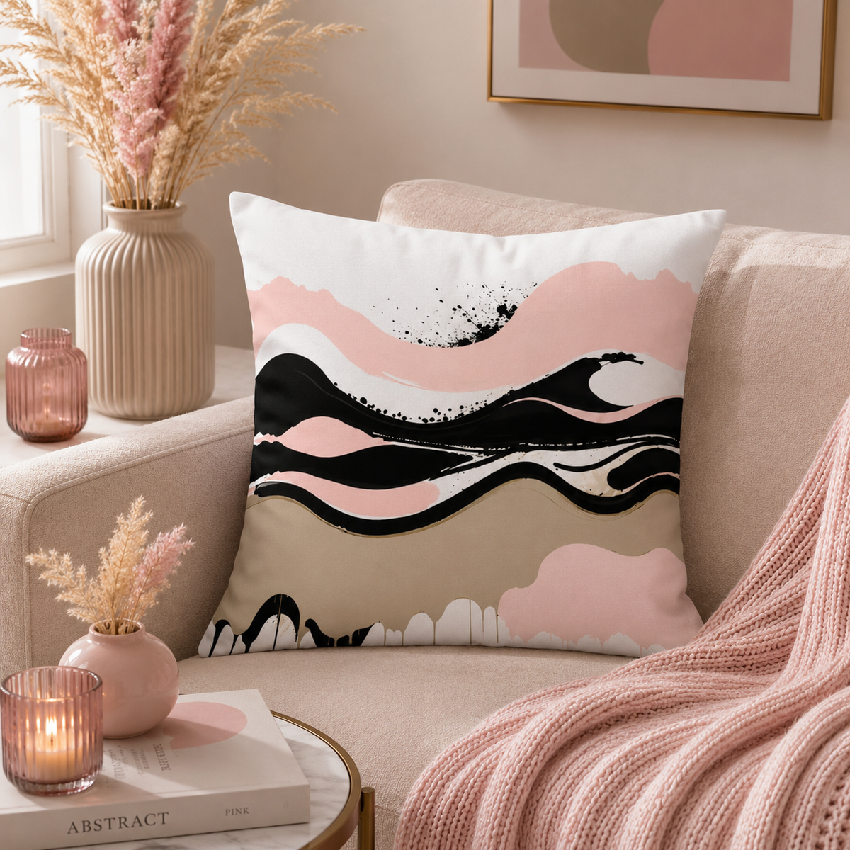 Blush Abstract Collection | Kussenhoezenwinkel