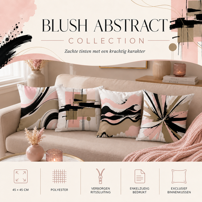 Blush Abstract Collection | Kussenhoezenwinkel