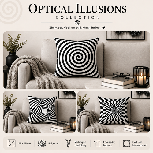 Optical Illusions Collection | Kussenhoezenwinkel