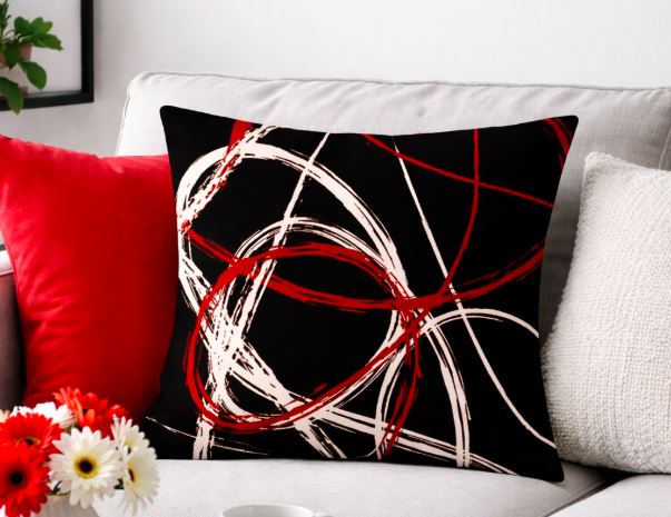 Artistieke designer kussenhoes 45x45 cm | Kussenhoezenwinkel