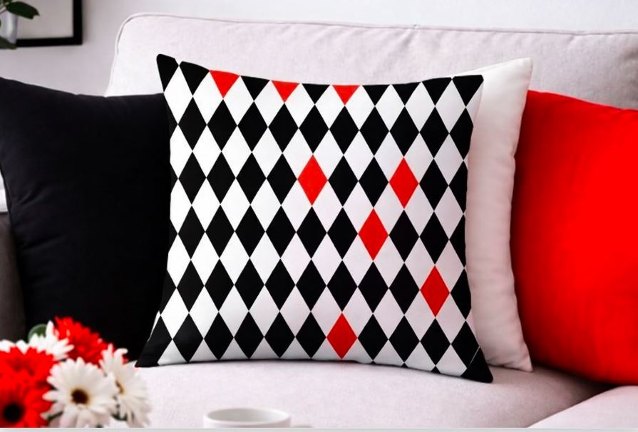 Artistieke designer kussenhoes 45x45 cm | Kussenhoezenwinkel