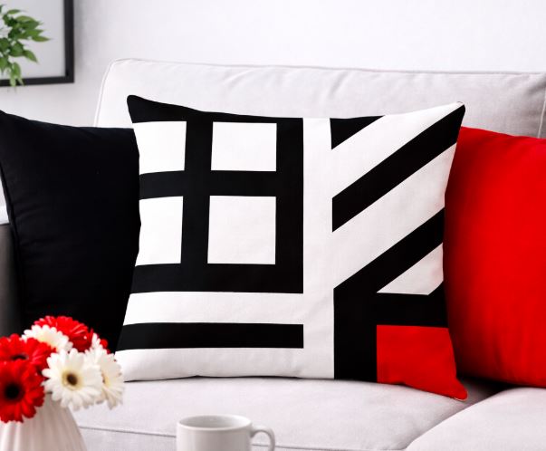 Artistieke designer kussenhoes 45x45 cm | Kussenhoezenwinkel