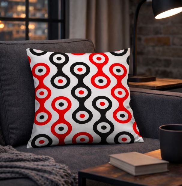 Luxe artistieke designer kussenhoes 45x45 cm | Kussenhoezenwinkel