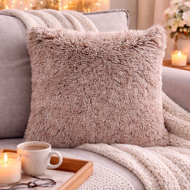 Fluffy Kussenhoes - 45x45 cm