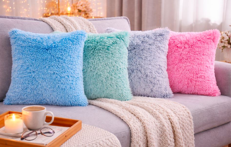 Fluffy Kussenhoes - 45x45 cm