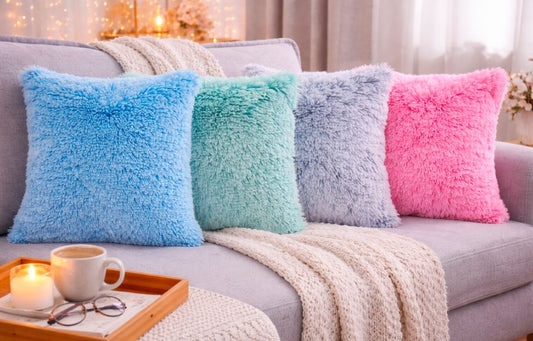 Fluffy Kussenhoes - 45x45 cm