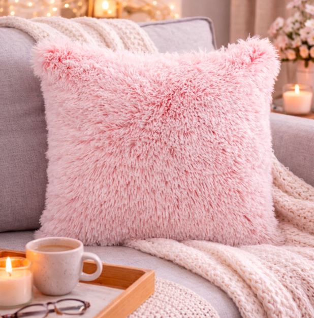 Fluffy Kussenhoes - 45x45 cm