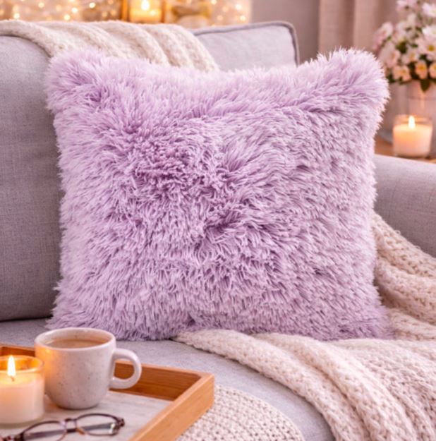 Fluffy Kussenhoes - 45x45 cm