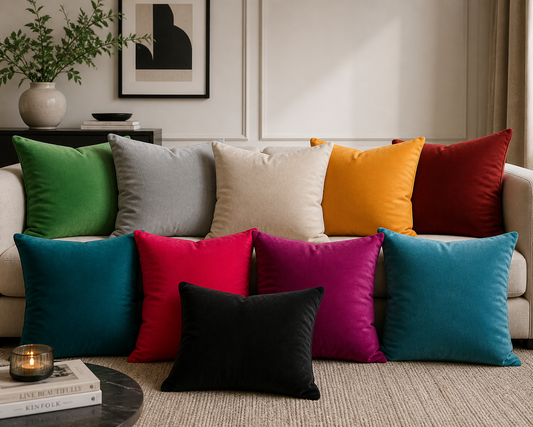 Velvet sierkussenhoes diverse kleuren 45x45 cm | Kussenhoezenwinkel