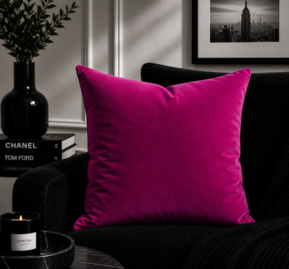 Velvet sierkussenhoes diverse kleuren 45x45 cm | Kussenhoezenwinkel