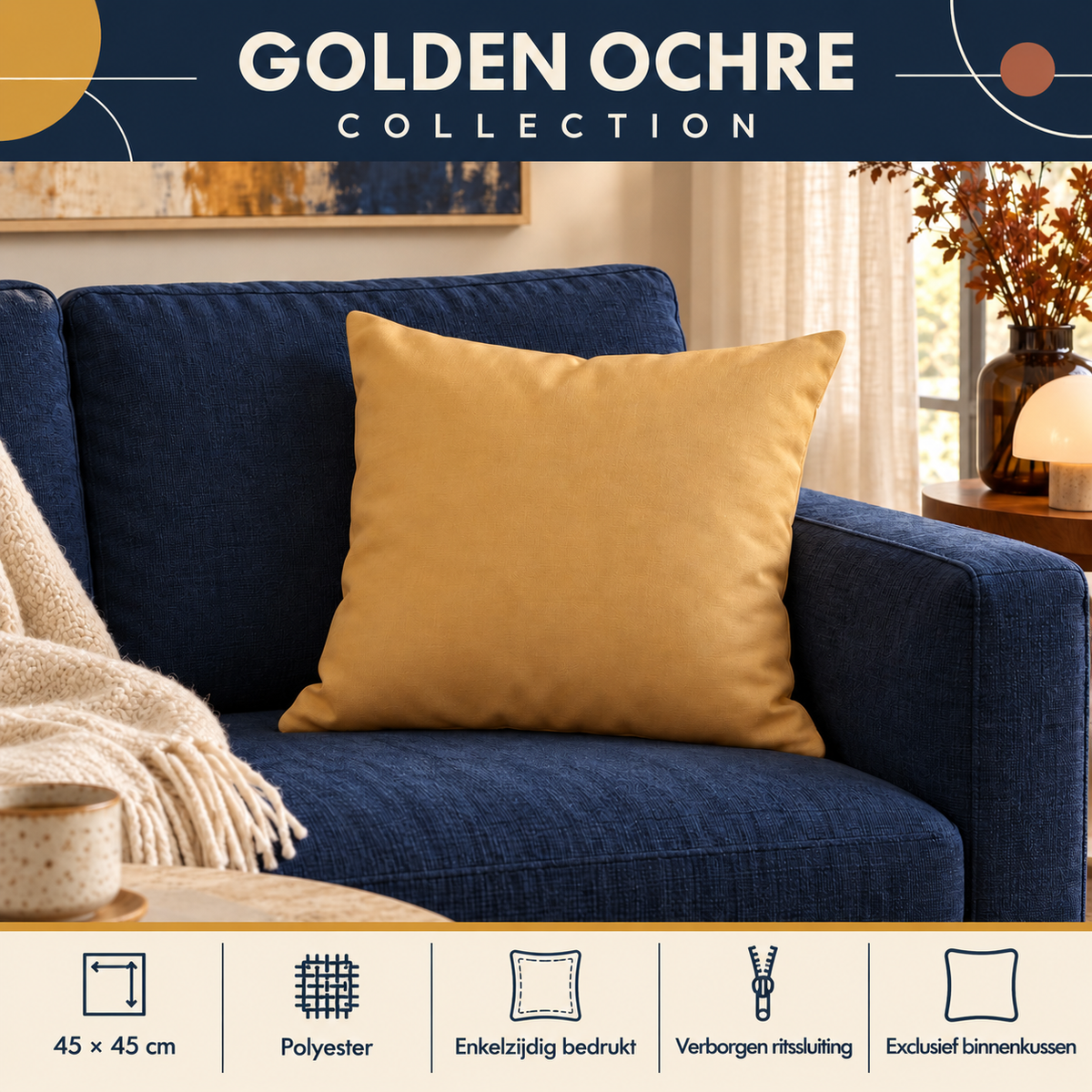 Golden Ochre Collection | Kussenhoezenwinkel