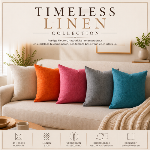 Timeless Linen Collection | Kussenhoezenwinkel