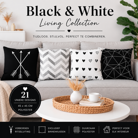 Black & White Living Collection | Kussenhoezenwinkel