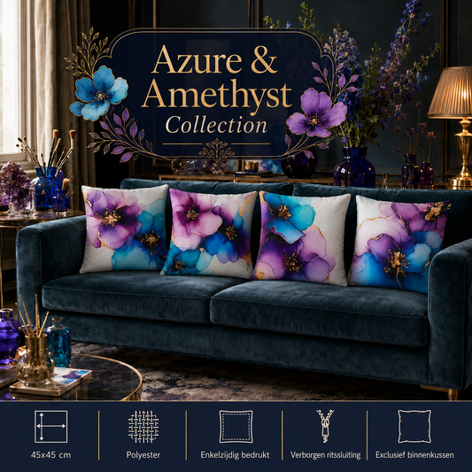 Azure & Amethyst Collection | Kussenhoezenwinkel