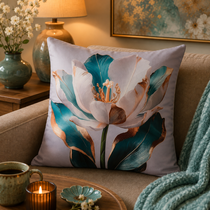 Aqua Bloom Collection – 45x45 cm