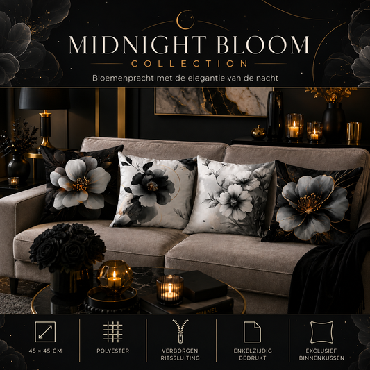 Midnight Bloom Collection | Kussenhoezenwinkel