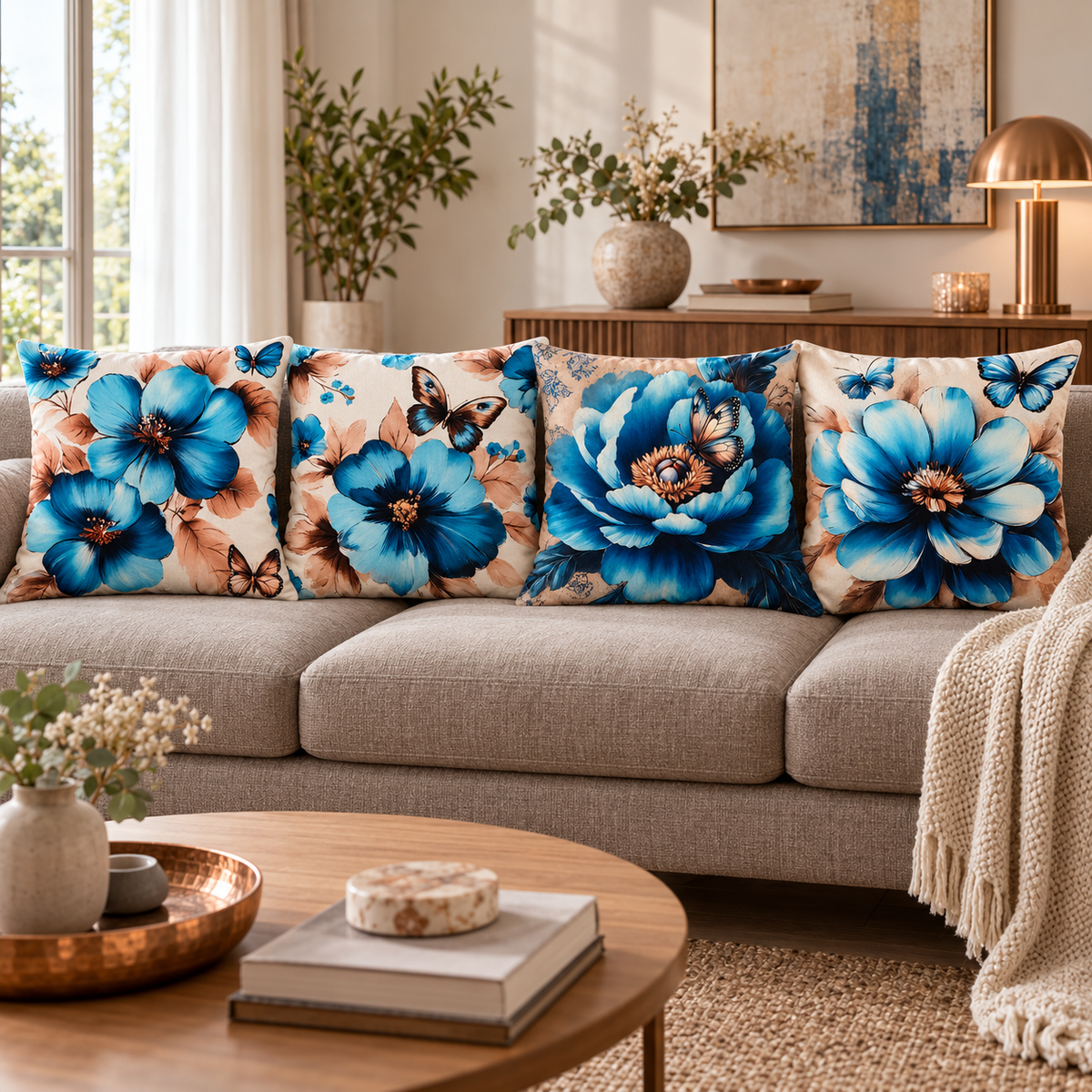 Cobalt Wings Collection | Kussenhoezenwinkel