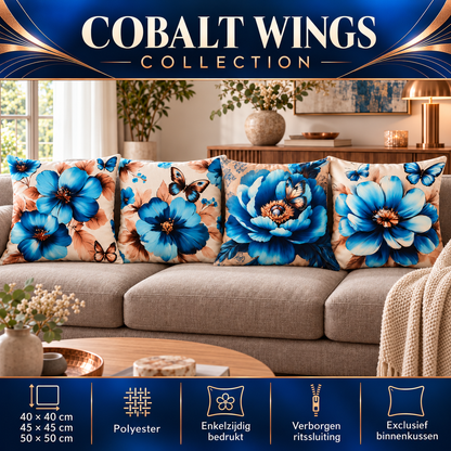 Cobalt Wings Collection | Kussenhoezenwinkel