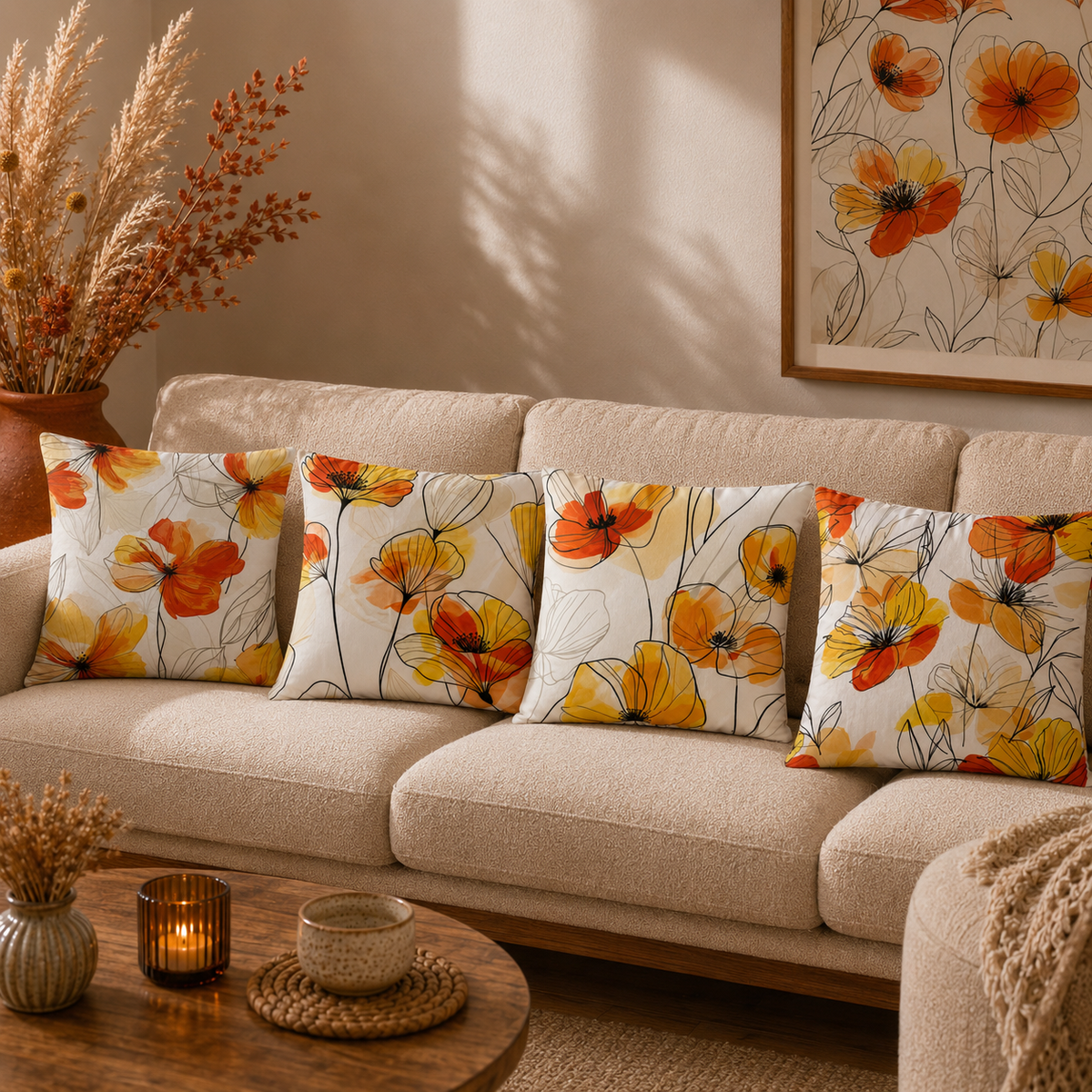 Golden Bloom Collection | Kussenhoezenwinkel