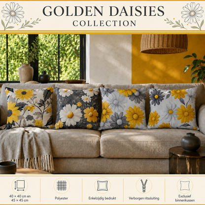 Golden Daisies Collection | Kussenhoezenwinkel