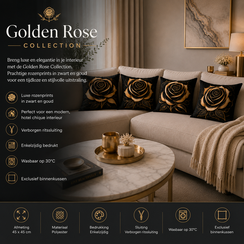 Golden Rose Collection - 45x45 cm