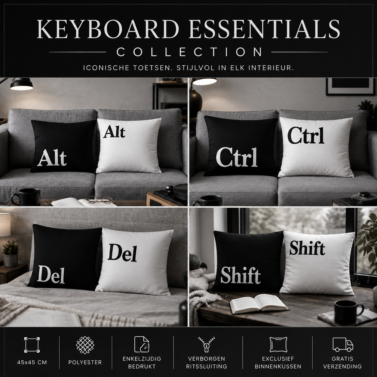 Keyboard Essentials Collection | Kussenhoezenwinkel