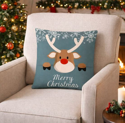 Kerst Kussenhoes - Rudolph the Red-Nosed Reindeer
