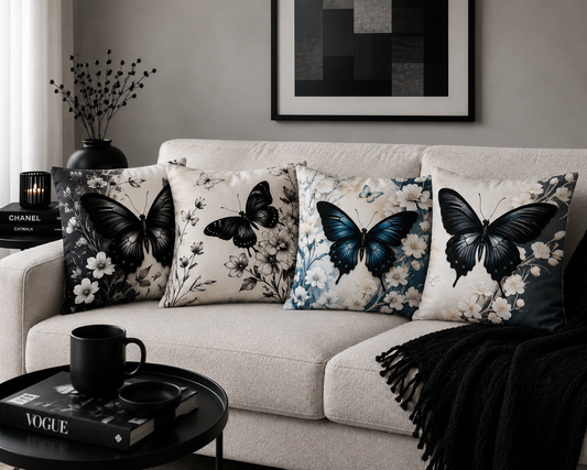 Kussenhoes Midnight Butterfly | Kussenhoezenwinkel