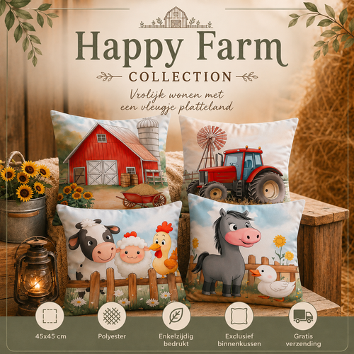 Happy Farm Collection | Kussenhoezenwinkel