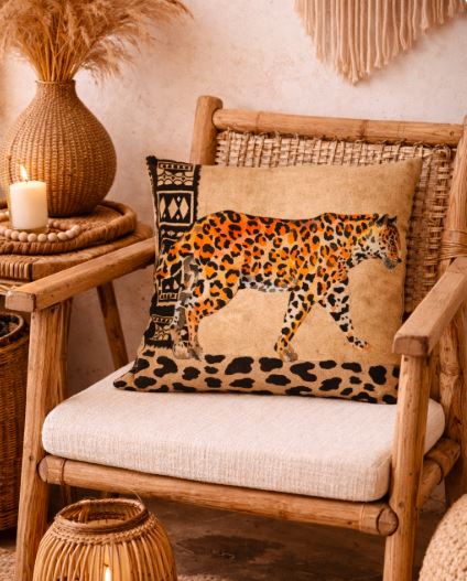 Boho safari kussenhoes 45x45 cm | Kussenhoezenwinkel