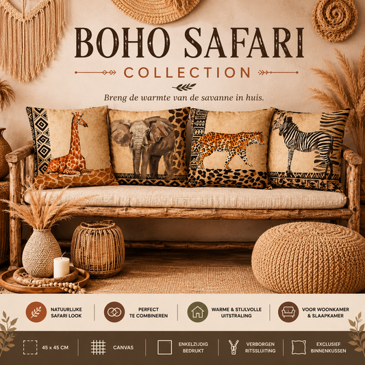 Boho Safari Collection | Kussenhoezenwinkel