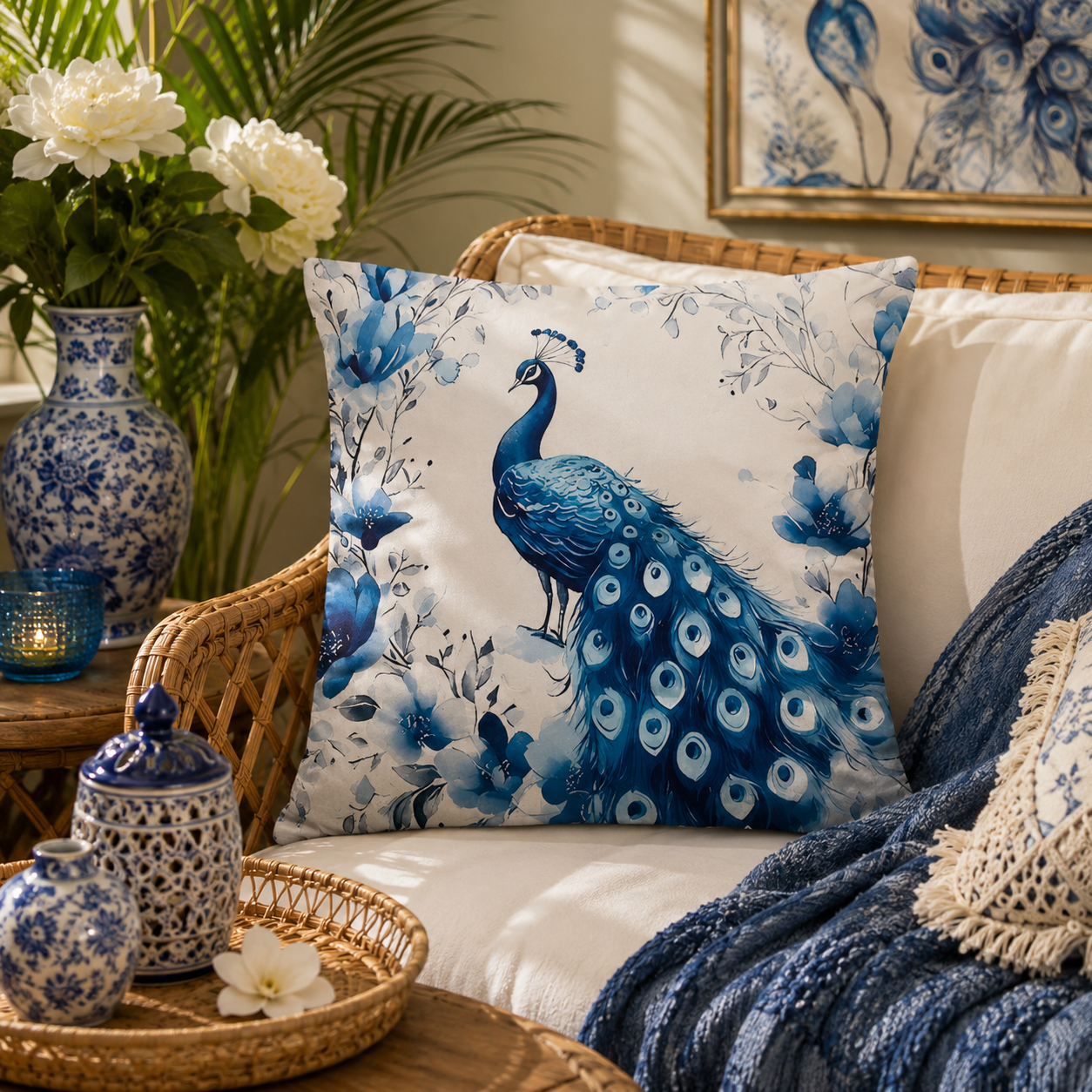 Blue Peacock Collection | Kussenhoezenwinkel