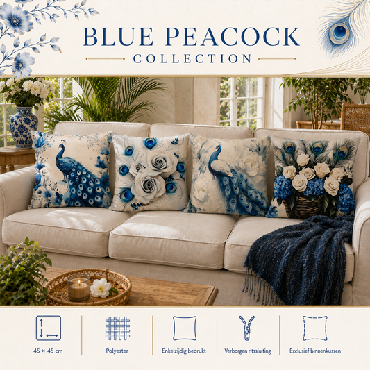 Blue Peacock Collection | Kussenhoezenwinkel