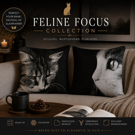 Feline Focus Collection | Kussenhoezenwinkel