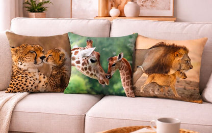 Kussenhoes babydieren 45x45 cm | Kussenhoezenwinkel