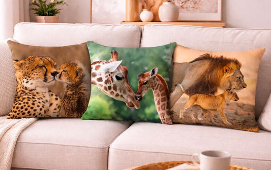 Kussenhoes babydieren 45x45 cm | Kussenhoezenwinkel