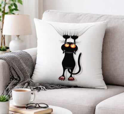 Kussenhoes Crazy Cat 45x45 cm | Kussenhoezenwinkel