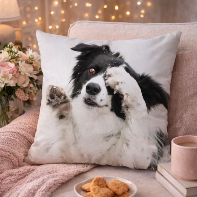Dieren Kussenhoes Hond 45x45 cm | Kussenhoezenwinkel