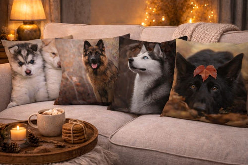 Dieren Kussenhoes Hond 45x45 cm | Kussenhoezenwinkel