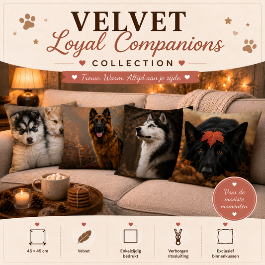 Velvet Loyal Companions Collection | Kussenhoezenwinkel