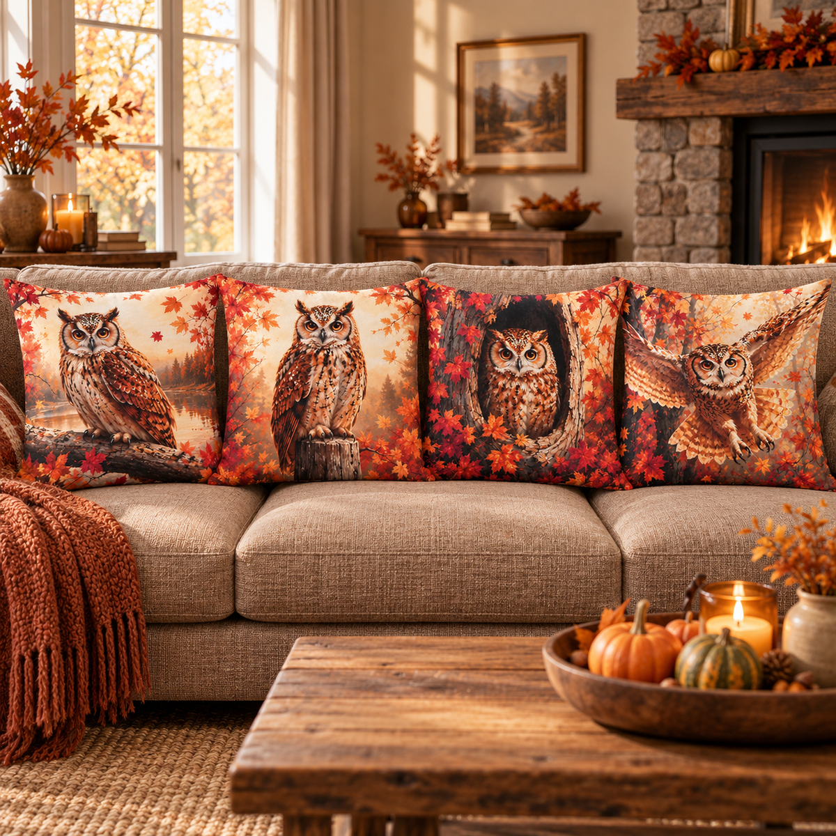 Amber Owl Collection | Kussenhoezenwinkel