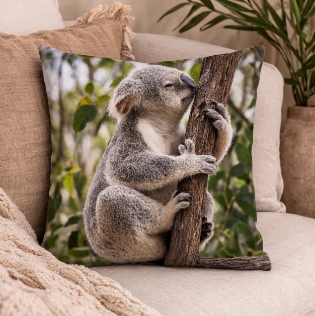 Dieren kussenhoes koalabeer 45x45 cm | Kussenhoezenwinkel