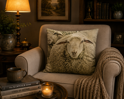 Kussenhoes Landelijke Dierenprint Velvet - 45x45 cm | Kussenhoezenwinkel