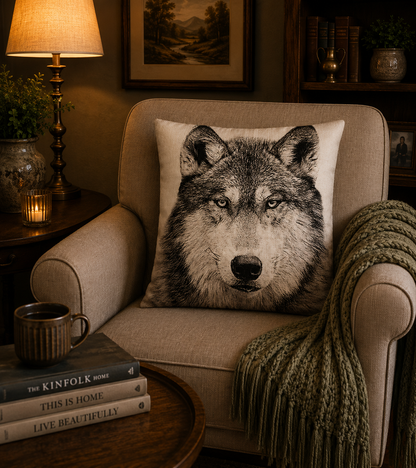 Kussenhoes Landelijke Dierenprint Velvet - 45x45 cm | Kussenhoezenwinkel