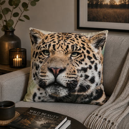 Dieren kussenhoes Luipaard 45x45 cm | Kussenhoezenwinkel
