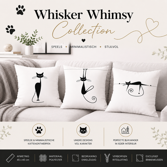 Whisker Whimsy Collection | Kussenhoezenwinkel