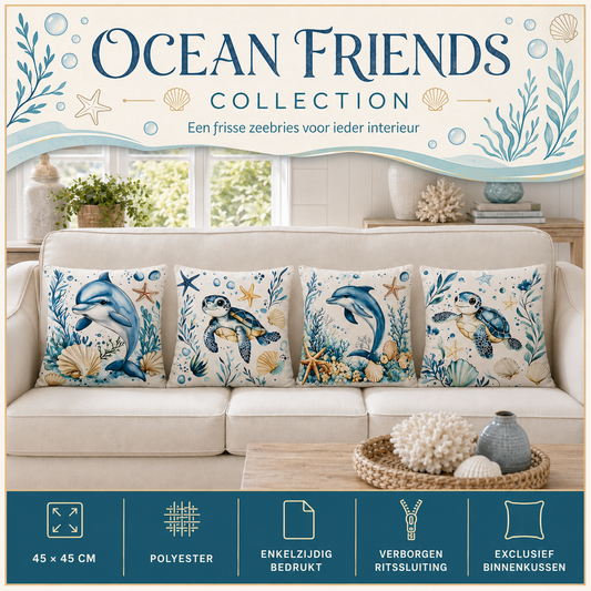 Ocean Friends Collection | Kussenhoezenwinkel